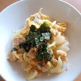 シリコンスチーマーで簡単お麩丼